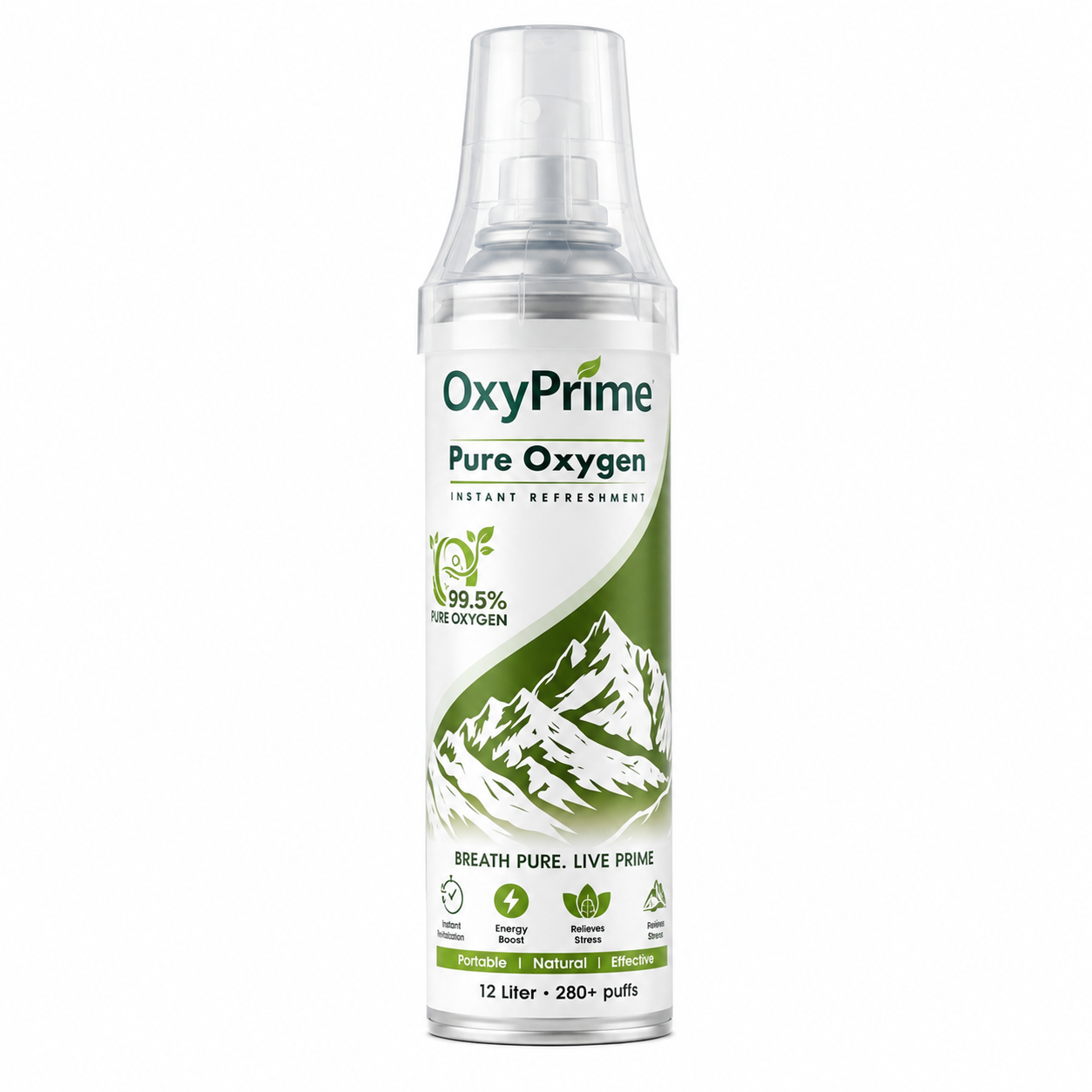 Instant oxygen. Anytime. Anywhere.